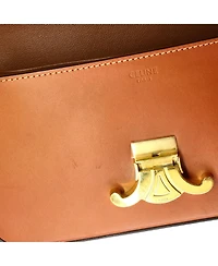 Pre-Owned Celine Triomphe East-West Shoulder Bag Smooth Calfskin