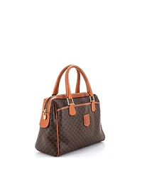 Pre-Owned Celine Medium Vintage Boston Bag Macadam Coated Canvas