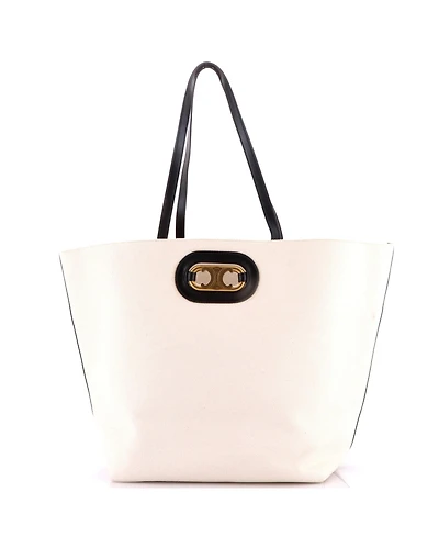 Pre-Owned Celine Cabas Maillon Triomphe Bag Canvas