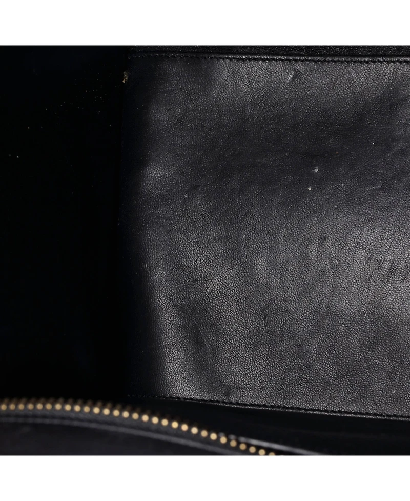 Pre-Owned Celine Mini Tricolor Luggage Bag Felt