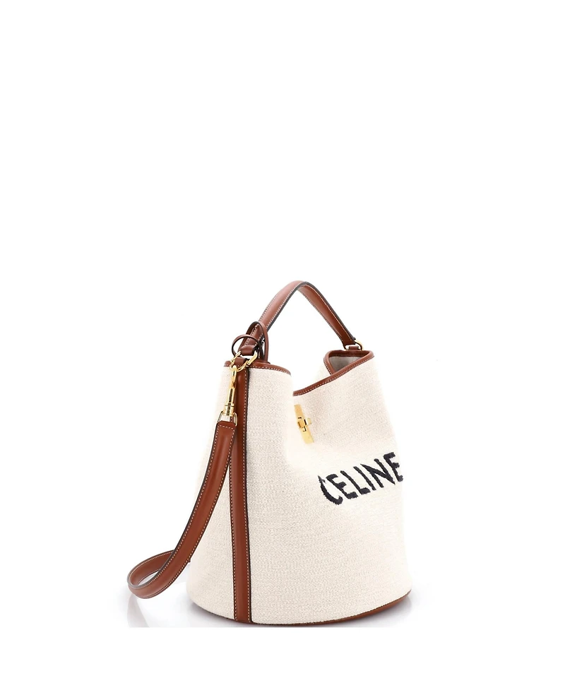 Pre-Owned Celine Bucket 16 Bag Printed Canvas