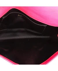 Pre-Owned Saint Laurent Large Belle de Jour Clutch Leather