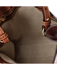 Pre-Owned Celine Small Vertical Cabas Tote Printed Canvas and Leather