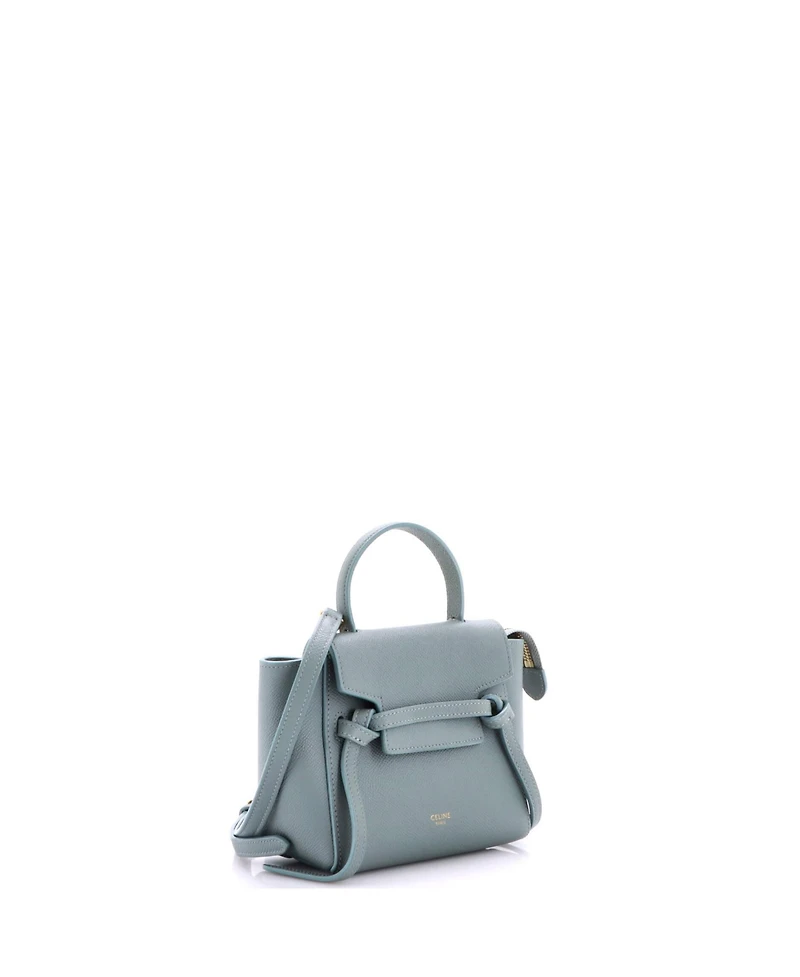 Pre-Owned Celine Pico Belt Bag Textured Leather