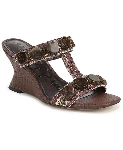 Sam Edelman Women's Dante Stone Slide Wedge Sandals