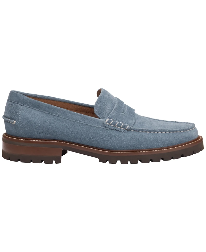 Johnston & Murphy Men's Collier Round Toe Penny Loafers