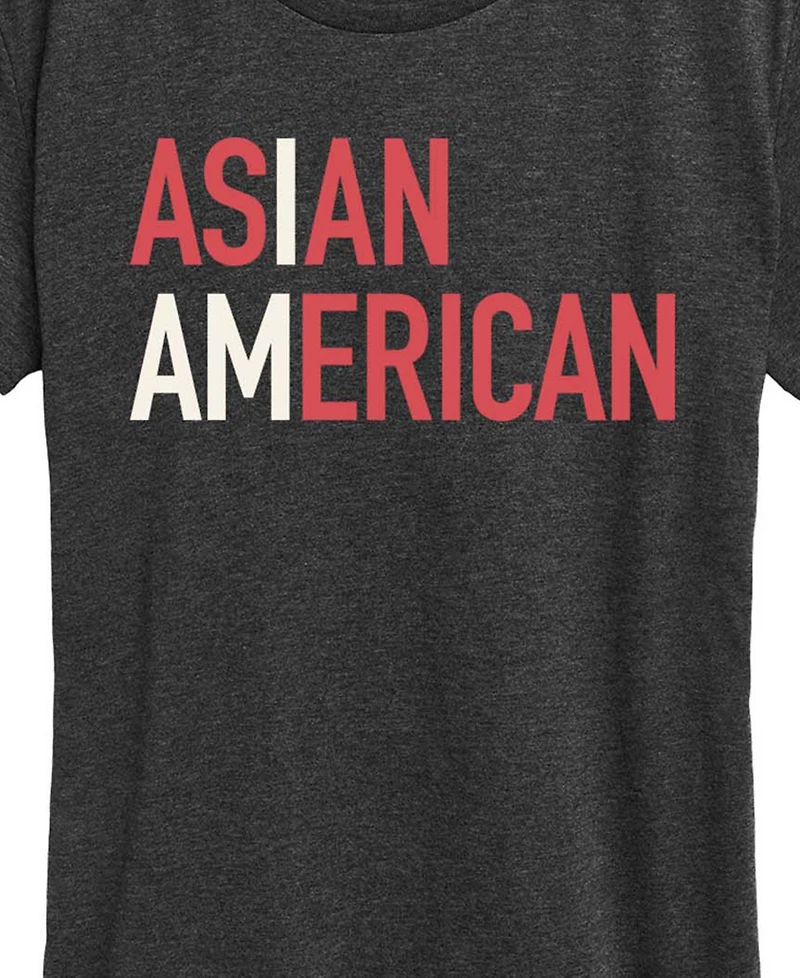 Hybrid Apparel Plus Instant Message Am Asian American Graphic T-Shirt