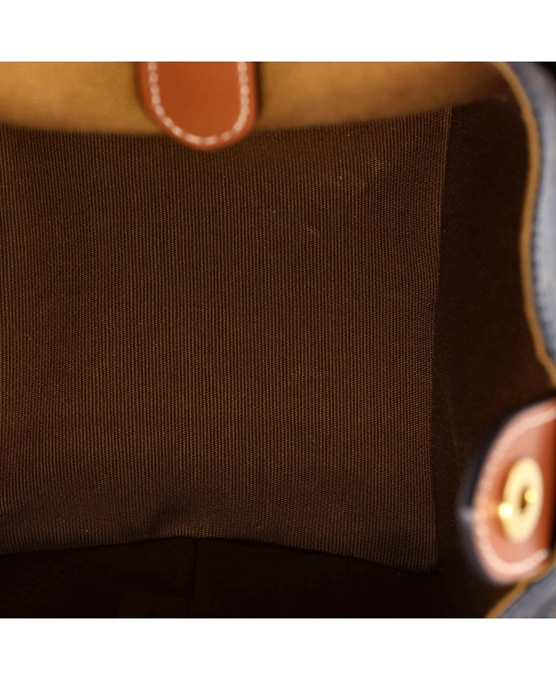 Pre-Owned Celine Strap Box Top Handle Bag Triomphe Coated Canvas