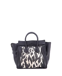 Pre-Owned Celine Mini Luggage Bag Printed Canvas and Leather