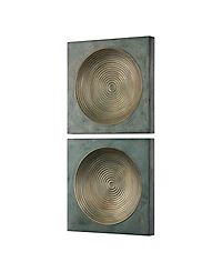 Uttermost Sybil Antique Squares, Set of 2