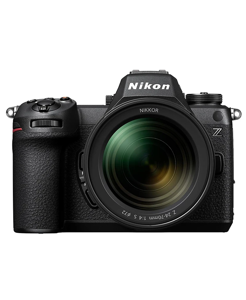 Nikon Z6III Mirrorless Camera with Nikkor Z 24-70mm f/4 S Lens, Bundle with Ftz II Adapter