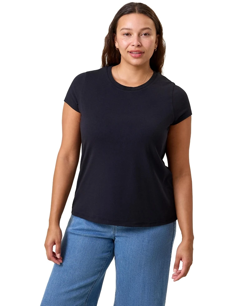 Kindred Bravely Maternity Slim Fit Modal Crewneck Nursing T-shirt