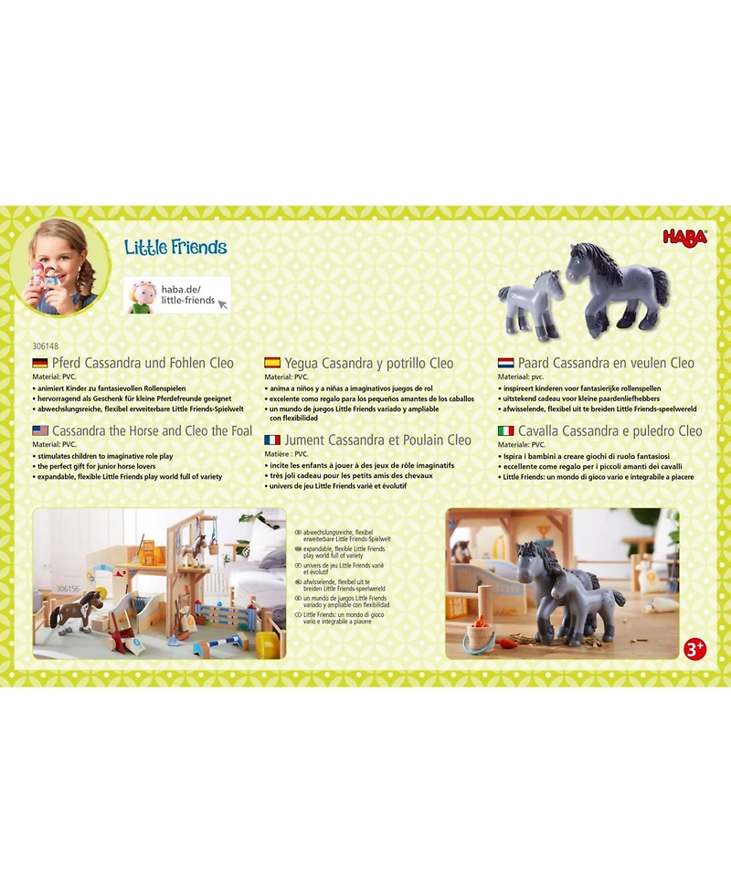 Haba Little Friends Momma and Baby Playset