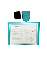 Pre-Owned Tiffany & Co Solitaire Engagement Ring in Platinum H VS2 1.02 Ctw