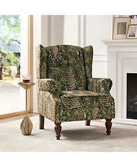 Hulala Home Jim Traditional Armchair with Thick Cushion