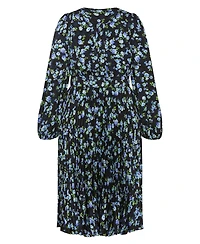 City Chic Plus Finley Pleat Dress