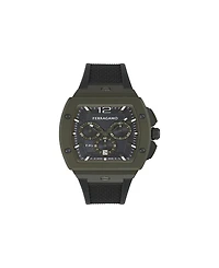 Ferragamo Men's Green Stainless Steel Bracelet Watch, 42mm