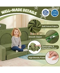 13 Piece Modular Kids Play Couch for Creative Play