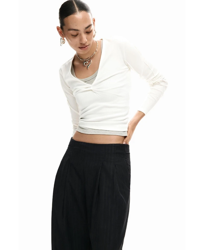 Desigual Women's Long pleated trousers
