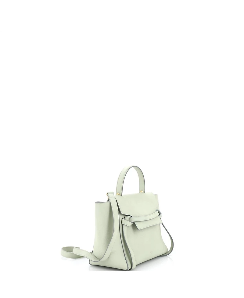 Pre-Owned Celine Micro Belt Bag Textured Leather