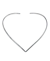 Bling Jewelry Basic Simple Slider V Shape Collar Statement Necklace Silver Sterling Add Your Pendant 2MM