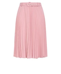 City Chic Women's Petra Pleat Midi Skirt