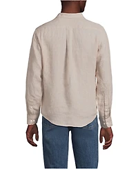 Lands' End Men's Long Sleeve Linen Shirt