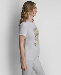 Dkny Women's Short-Sleeve Graphic T-Shirt