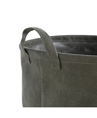 Danya B Army Canvas Laundry Bucket
