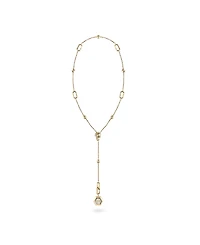 Philipp Plein Women's Nake Hexagon Ip Yellow Gold Stainless Steel Necklace Watch, 28mm