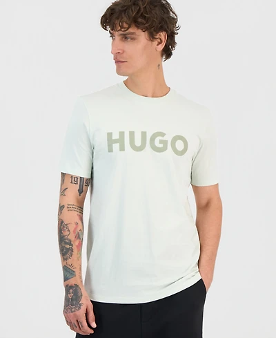 Hugo Boss Men's Dulivio Cotton Logo Crewneck T-Shirt