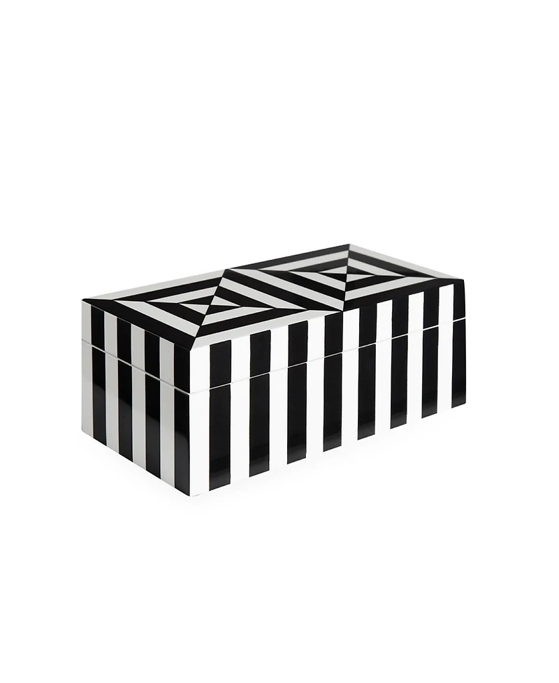 Jonathan Adler Op Art 25 oz. Small Lacquer Box