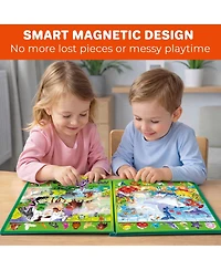 Quokka Magnetic Puzzles for Toddlers 3-5 – Search and Find 2 Pack, 60 Pieces Each