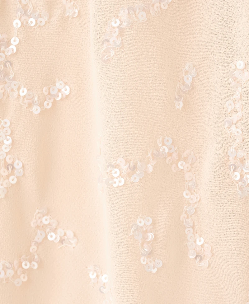 Mango Women's Open Back Sequin Dress