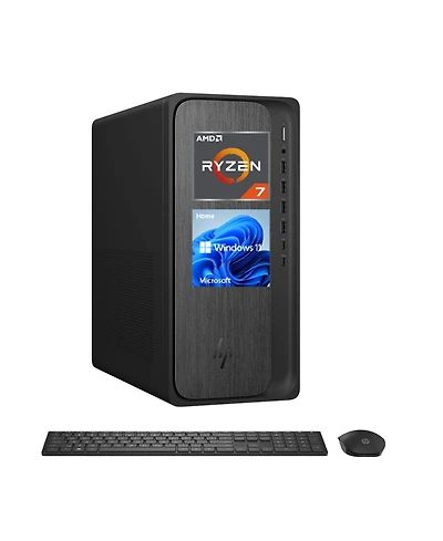 Hp OmniDesk Tower Desktop Amd Ryzen 7 64GB Ram Amd Radeon Graphics 2TB Ssd Storage Windows 11 Home