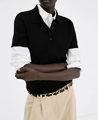 Mango Women's Polo Neck Sweater