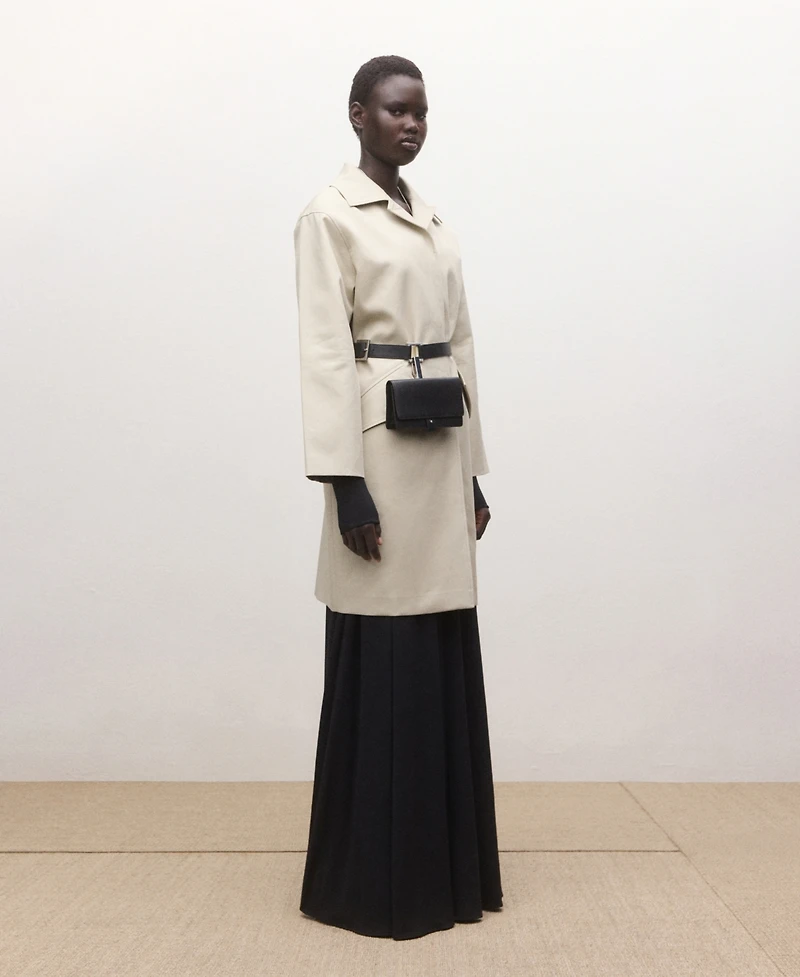 Mango Women's Cotton Pockets Trench Coat