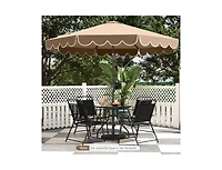 Slickblue 10 Ft Outdoor Market Umbrella with Crank and Tilt