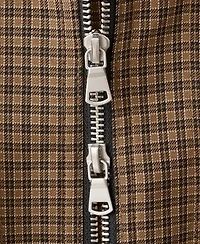 Mango Women's Houndstooth High-Neck Jacket