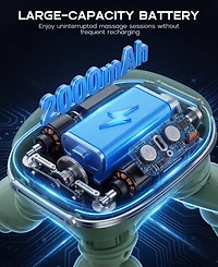 Vebreda Massage Chair Backrest Cushion -Therapy 03 Parts-Coffee