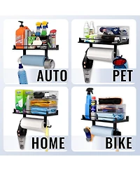 StoreYour Quick Clean Paper Towel Holder and Wall Shelf