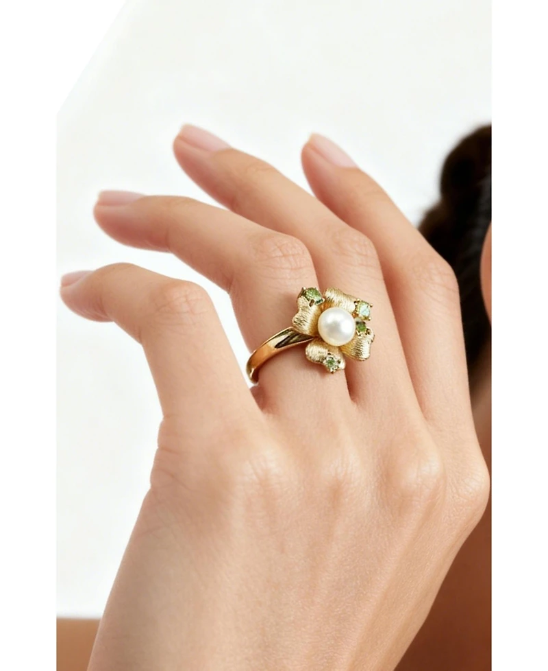 Retro Chic Garden Blossom Ring
