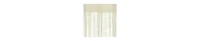 Kate Aurora Country Home Beige Sheer Voile Door Curtain Panel With Tieback
