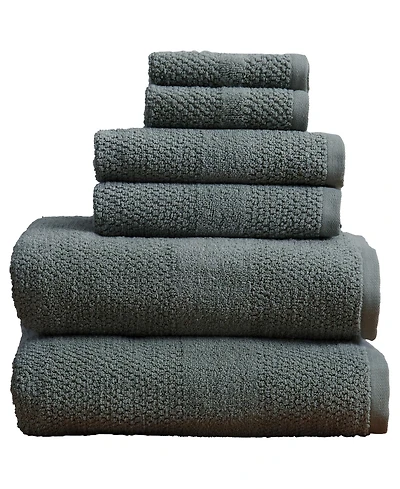 Linery & Co 100% Cotton Quick Dry 6pc Towel Set