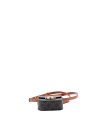 Pre-Owned Celine Mini Triomphe Shoulder Bag Triomphe Coated Canvas