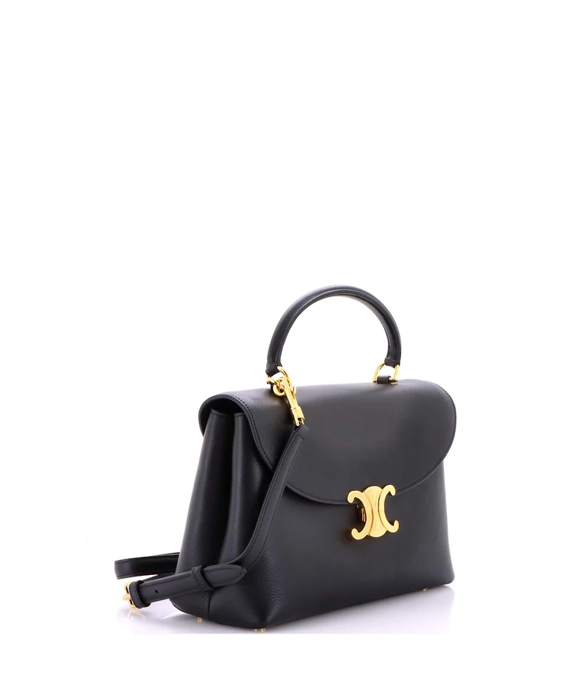 Pre-Owned Celine Medium Nino Top Handle Bag Leather