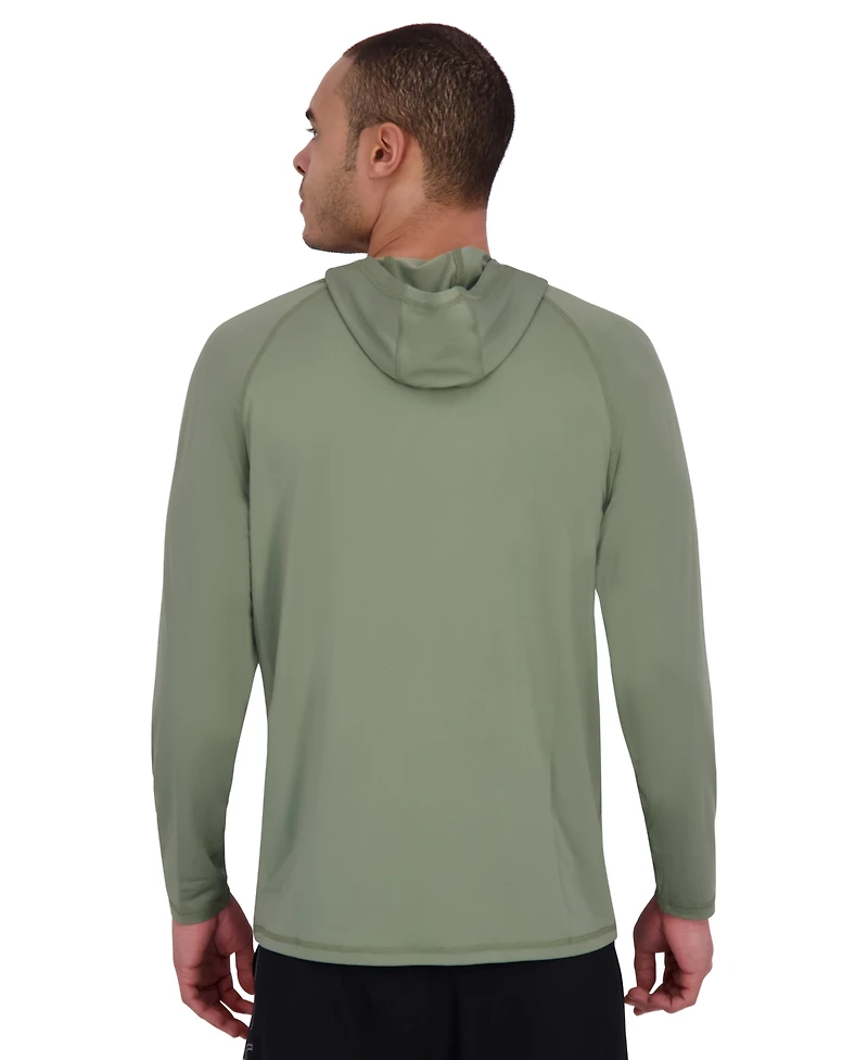 Spyder Men's Raglan Long-Sleeve Upf 50+ Rashguard