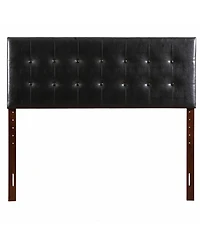 Flynama Queen Upholstered Headboard with Faux Jewel Tufting Adjustable Height 41 to 53 inch