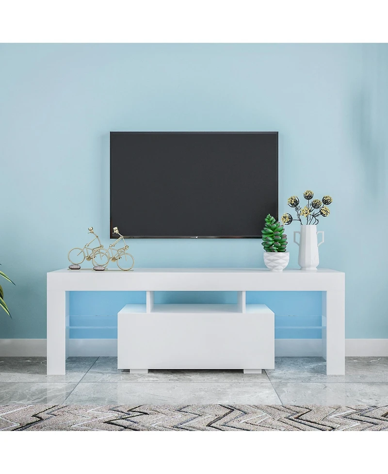 Rainsken Led Tv Stand for 55 Inch Tv