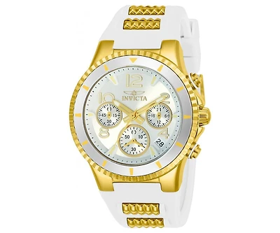 Invicta Women's 24187 Blu Quartz 3 Hand Dial Watch